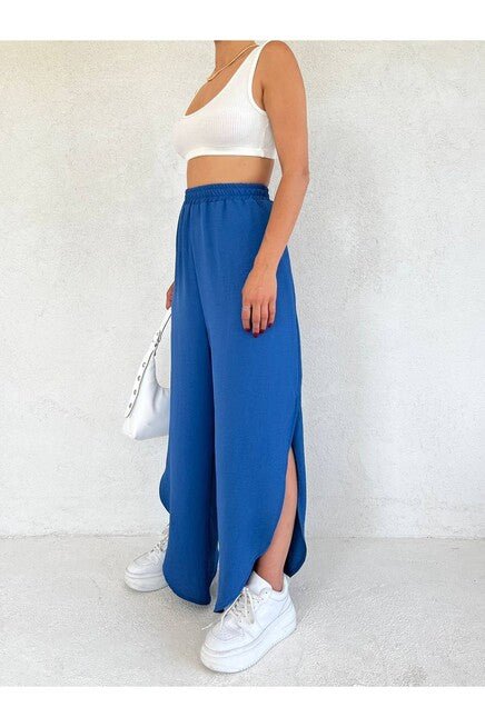 Ayrobin Fabric Slit Trousers - MASHUP