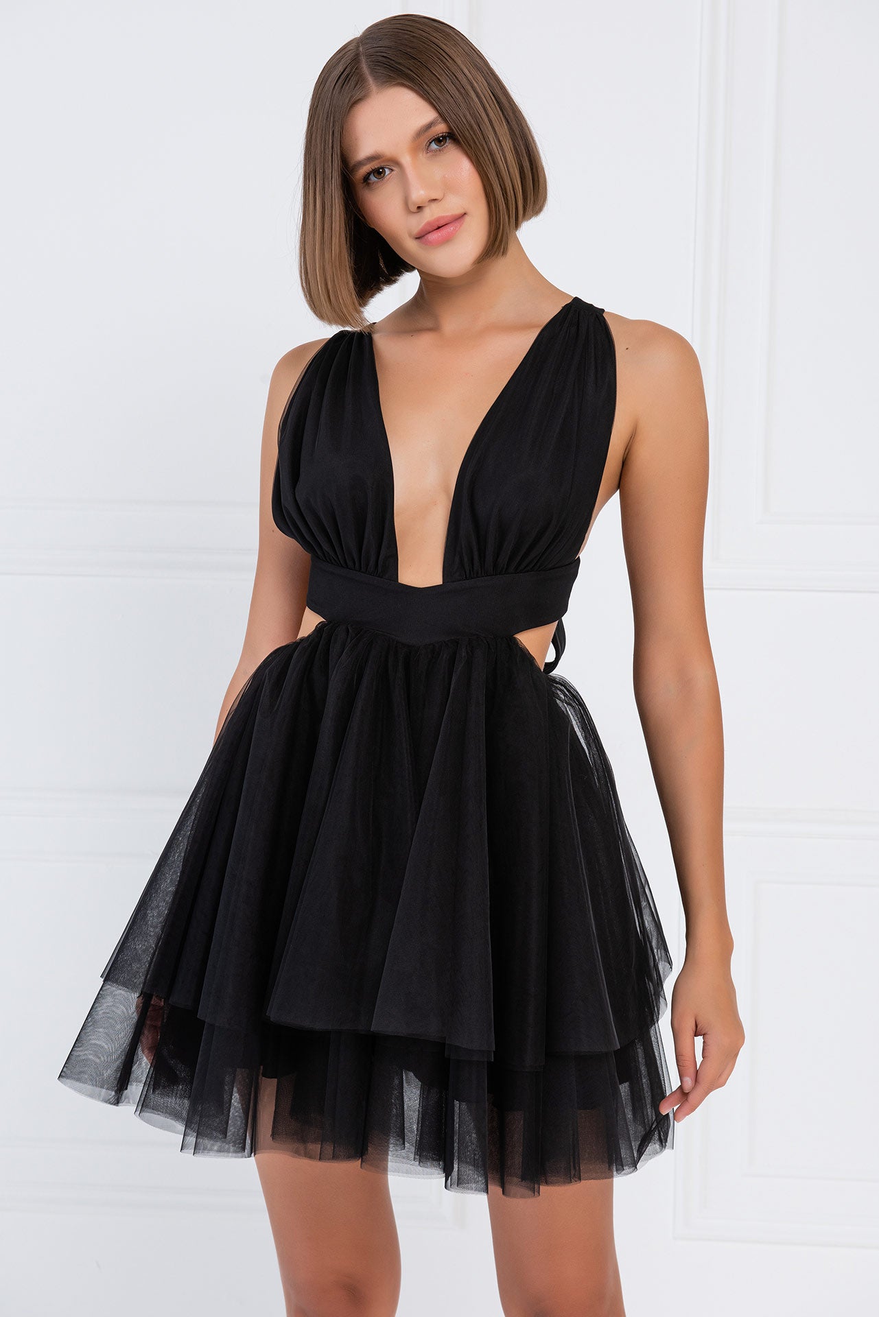 Backless Mini Tutu Dress - MASHUP