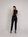 Black Classic Formal Pant & Black Casual Top - MASHUP