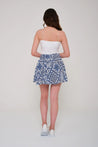 Bluish Short Skirt - Viscose - MASHUP