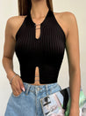 Key Hole Crop Top - MASHUP