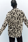 Leopard Black and White Shirt - MASHUP