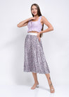 Long Skirt with Dot Tiger Print - MASHUP