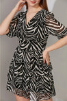 Midi Animal Print Dress - MASHUP