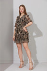 Midi Animal Print Dress - MASHUP