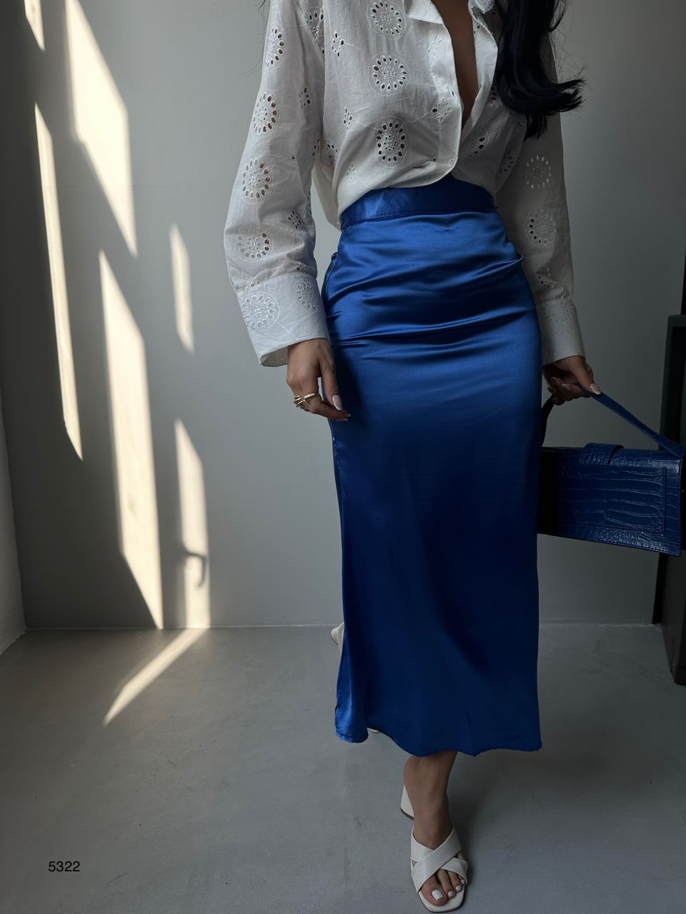 Midi Satin Skirt - MASHUP