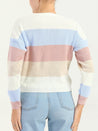 Neck Stripe Cotton Jumper - MASHUP