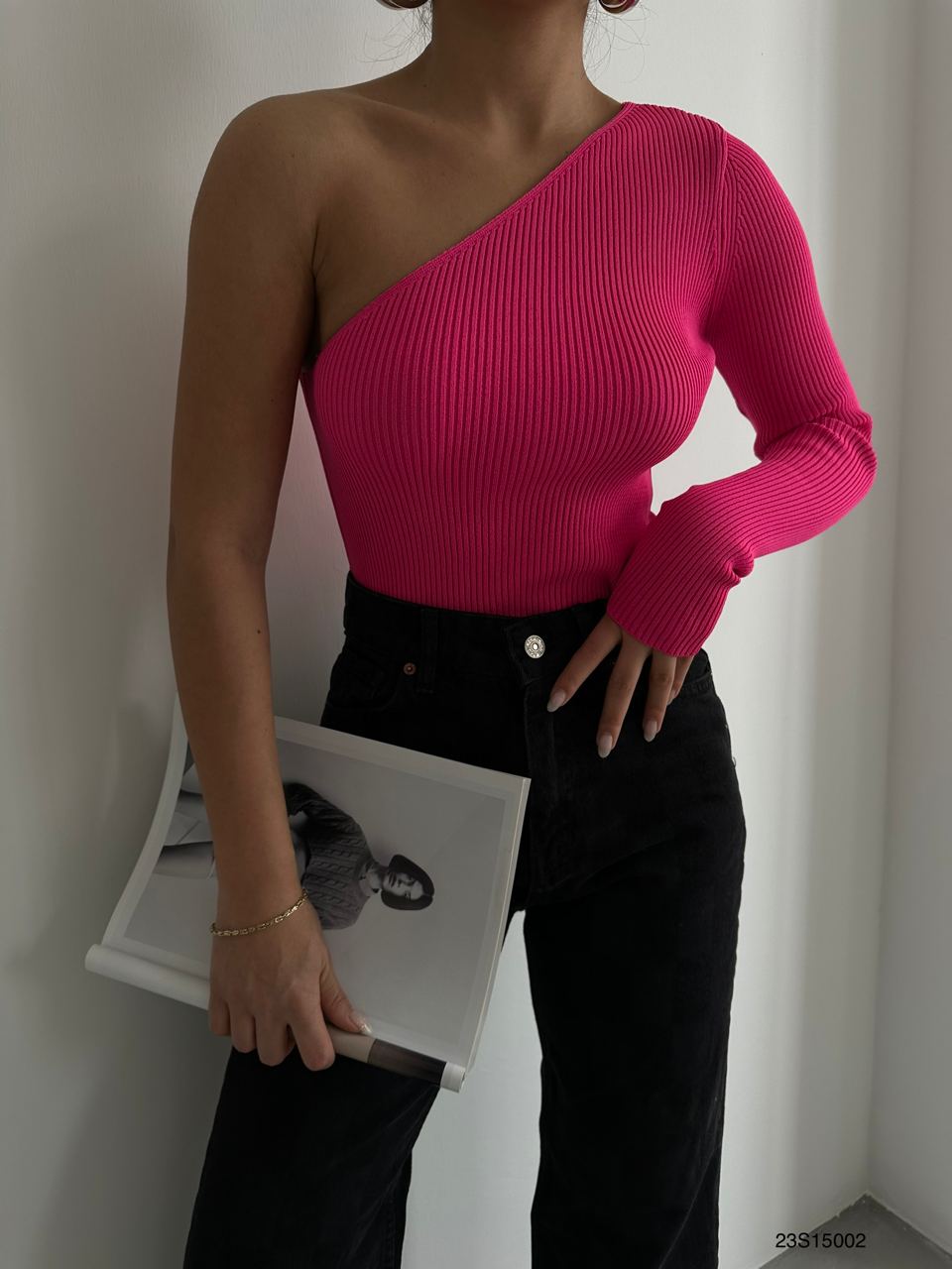 Off Shoulder Knit Top - MASHUP