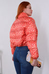 Orange Special Design Patterned Inflatable Coat - MASHUP