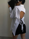 Oversize Shirt With Backless Straps - MASHUP