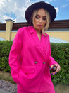 Pink Blazer with Pant Set - MASHUP