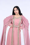 Pink & White Abaya - MASHUP