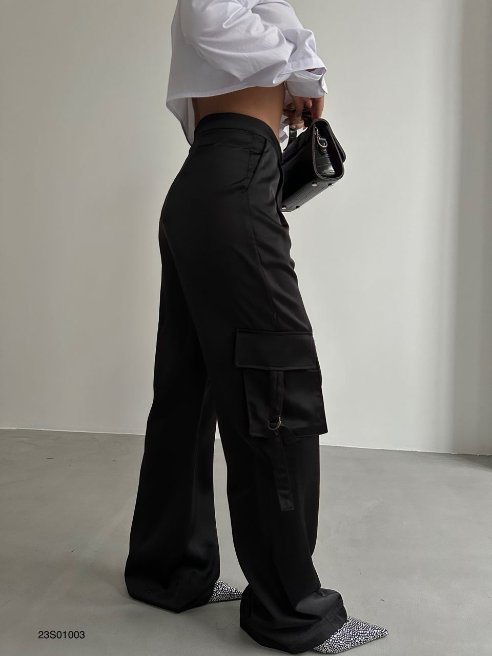 Satin Cargo Pants – MASHUP
