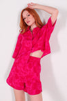 Self Print Fuzzy Fleece Lounge Set - MASHUP