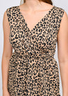 Short Sleeve Animal print dress - MASHUP