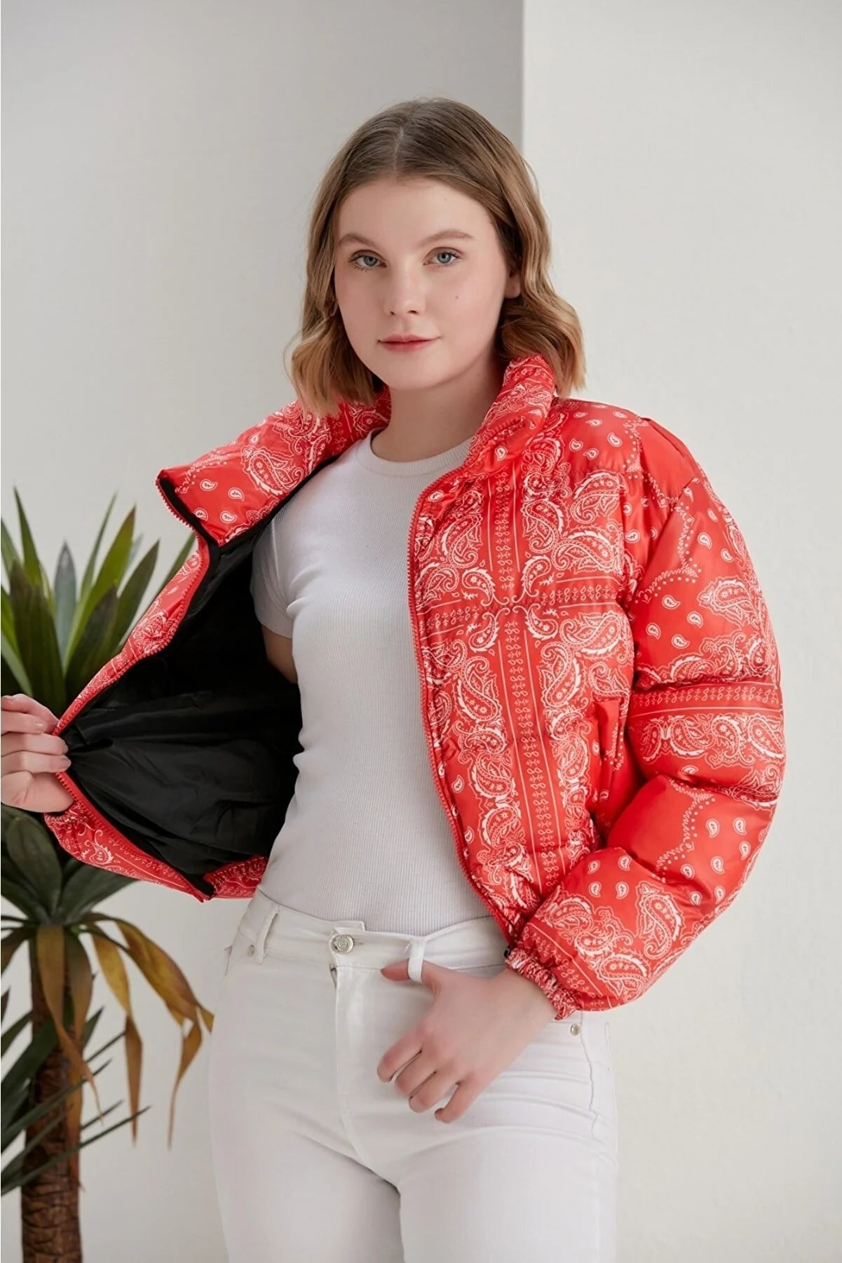 Special Design Patterned Inflatable Coat - MASHUP