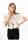 Strawberry Collared Shirt - MASHUP