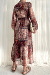 Summer pattern Long Frock - MASHUP