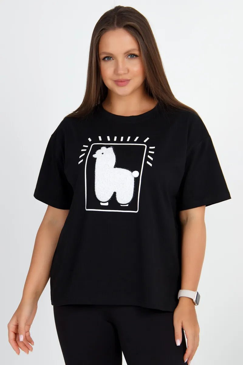 T-Shirt Designed Lama - MASHUP