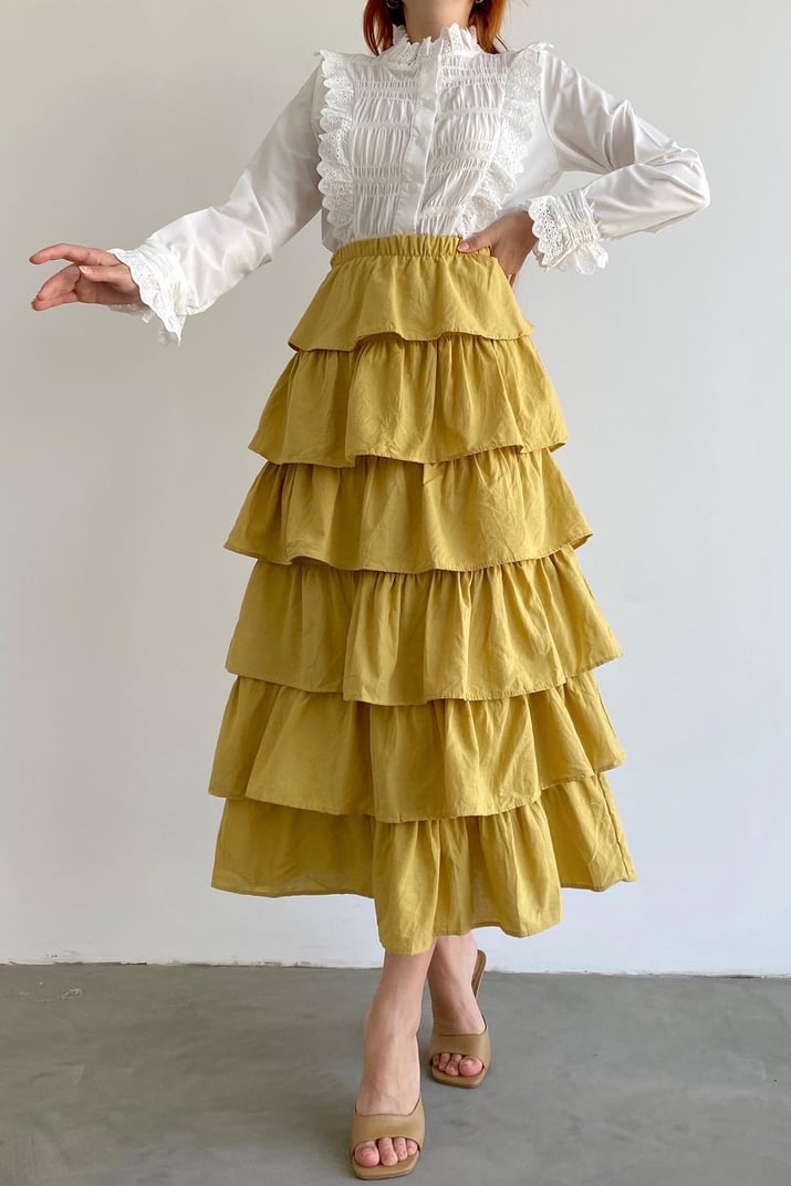 Tiered Ruffled Skirt - MASHUP