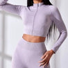 Tracksuits Crop Top High Waist Leggings Two Piece Set For Women - MASHUP