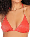 Velvet Red Bikini With Chain - MASHUP