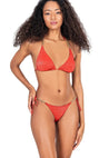 Velvet Red Bikini With Chain - MASHUP