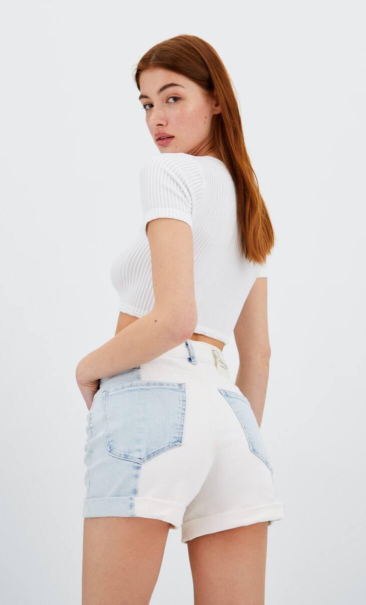 White Shorts Jeans - MASHUP