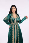 Woman Green Abaya - MASHUP