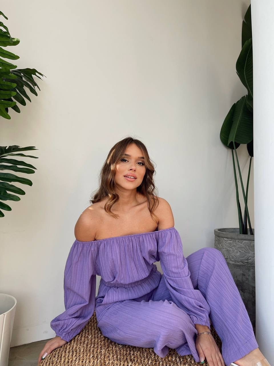 Woman's Purple jumpsuit - MASHUP