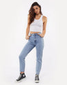 Women Light Blue Jeans - MASHUP