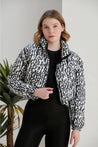 Women's Crop Patterned Coat - MASHUP