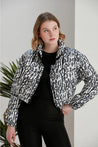 Women's Crop Patterned Coat - MASHUP